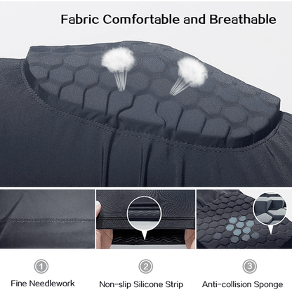 Anti-Collision Compression Honeycomb Knee Pad