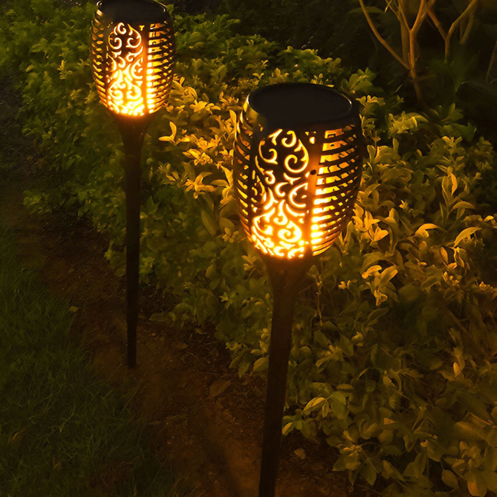 Waterproof Energy-Efficient Flickering Solar Flame Lights