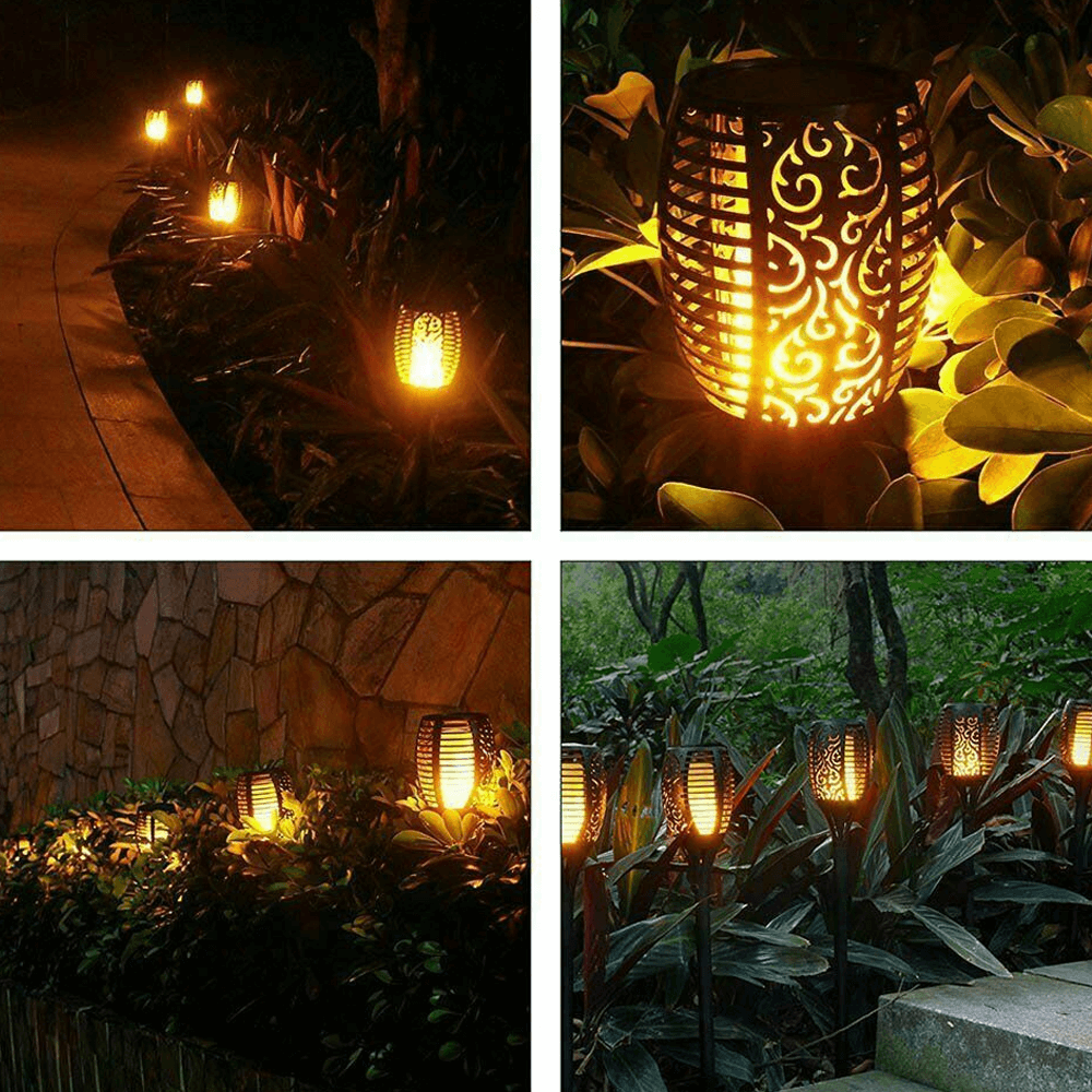 Waterproof Energy-Efficient Flickering Solar Flame Lights