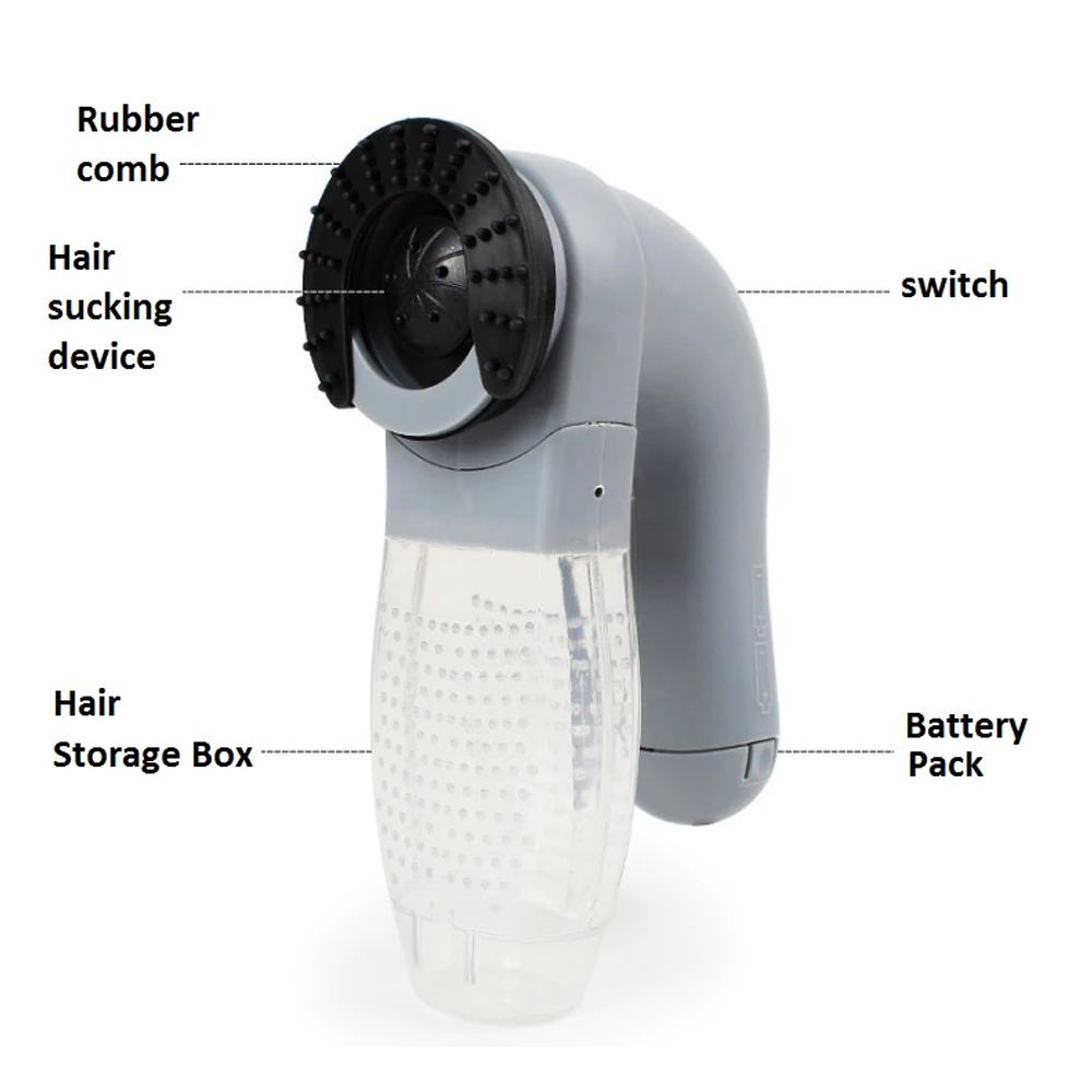 Cordless Hair Removal Vacuum for Pets, Smooth Massaging Handheld Vacuum for Pet Hair, Pet Hair Vacuum Cleaner