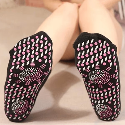 Self-Heating Tourmaline Acupressure Health Socks - Perfect Winter Gift