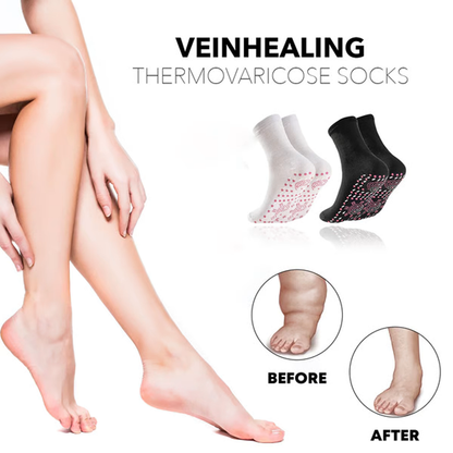 Self-Heating Tourmaline Acupressure Health Socks - Perfect Winter Gift