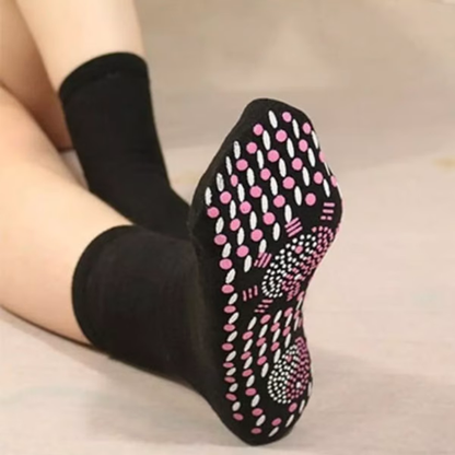 Self-Heating Tourmaline Acupressure Health Socks - Perfect Winter Gift
