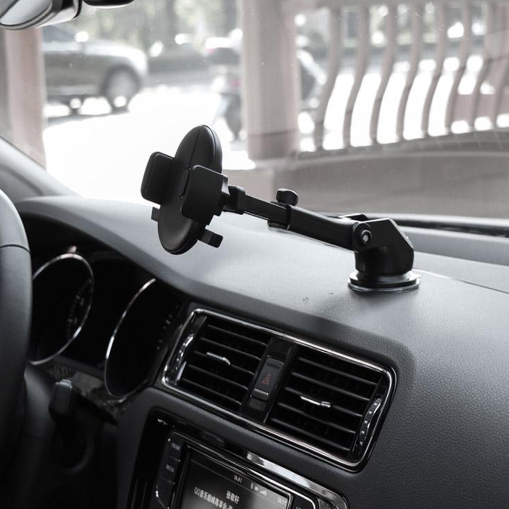 Rotatable Dashboard Phone Mount | Retractable Car Phone Holder | Universal Rotatable Car Dashboard Holder Mount