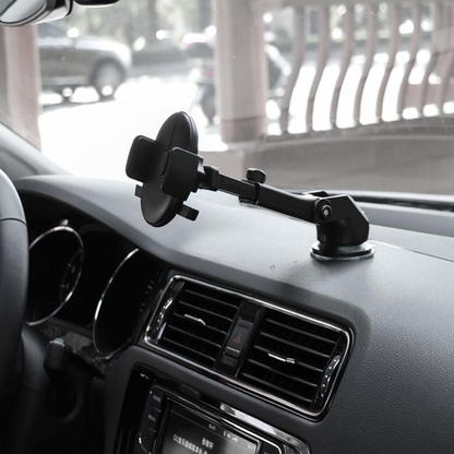 Rotatable Dashboard Phone Mount | Retractable Car Phone Holder | Universal Rotatable Car Dashboard Holder Mount