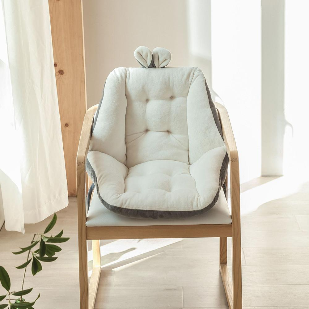 Back Support Bunny Chair Cushion | Kawaii Bunny Chair Cushion | Ultra-Soft Bunny Ear Seat Cushion | Bunny Cushion Seat