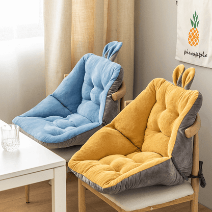 Back Support Bunny Chair Cushion | Kawaii Bunny Chair Cushion | Ultra-Soft Bunny Ear Seat Cushion | Bunny Cushion Seat