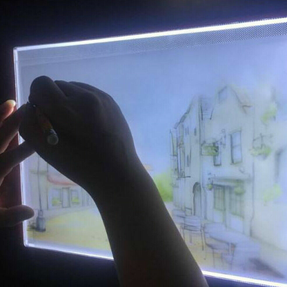 LED Trace Light Pad | Portable LED Art Craft Tracing Light Board | Light Pad Dimmable for Art, Painting & Sketching