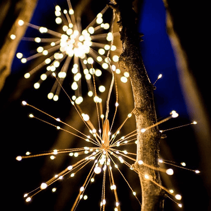 Sparkling 8-Mode Firework Lights: 150 Lights & 8 Adjustable Brightness Levels