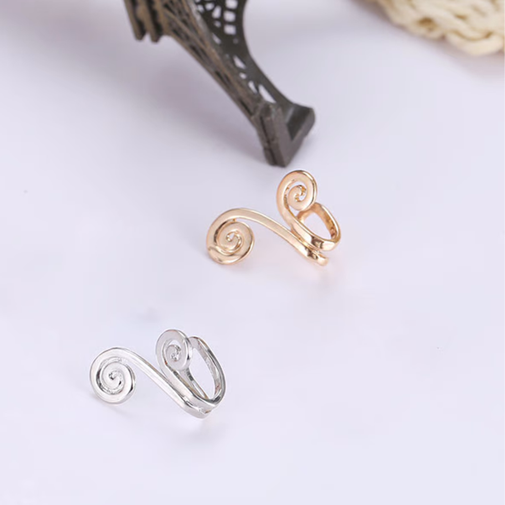 Non-Piercing Acupressure Slimming Earrings for Weight Loss | Stylish Fat Burning Ear Cuffs