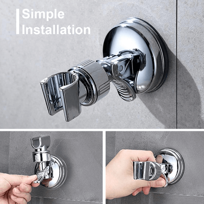 Adjustable Suction Cup Shower Head Holder - Secure Grip & Easy Installation