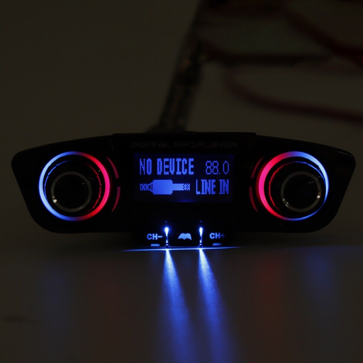 Bluetooth Car FM Transmitter with MP3 Player and USB Car Charger