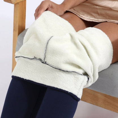 Women's Winter Lambswool Leggings, Women's Winter Tights, Women Casual Thick Leggings, Compression High Warm Pants