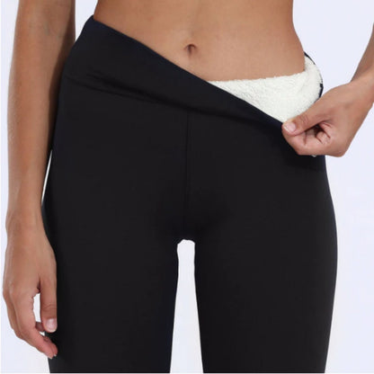 Women's Winter Lambswool Leggings, Women's Winter Tights, Women Casual Thick Leggings, Compression High Warm Pants