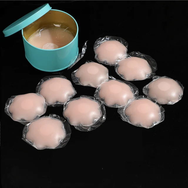 Reusable Women Breast Petals Lift Nipple Cover Invisible Petal Adhesive Strapless Backless Stick on Bra Silicone Breast