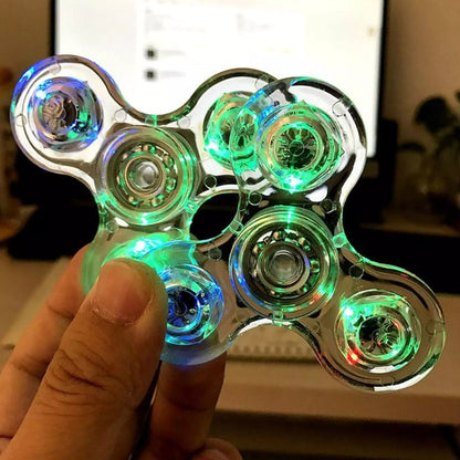LED Fidget Spinner with Lights – Ultimate Light-Up Fidget Spinner for Stress Relief & Fun