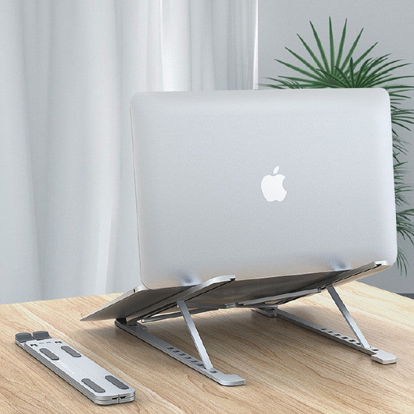 Ergonomic Adjustable Laptop Stand for Desk – Sturdy, Portable, & Ventilated Home & Office Riser