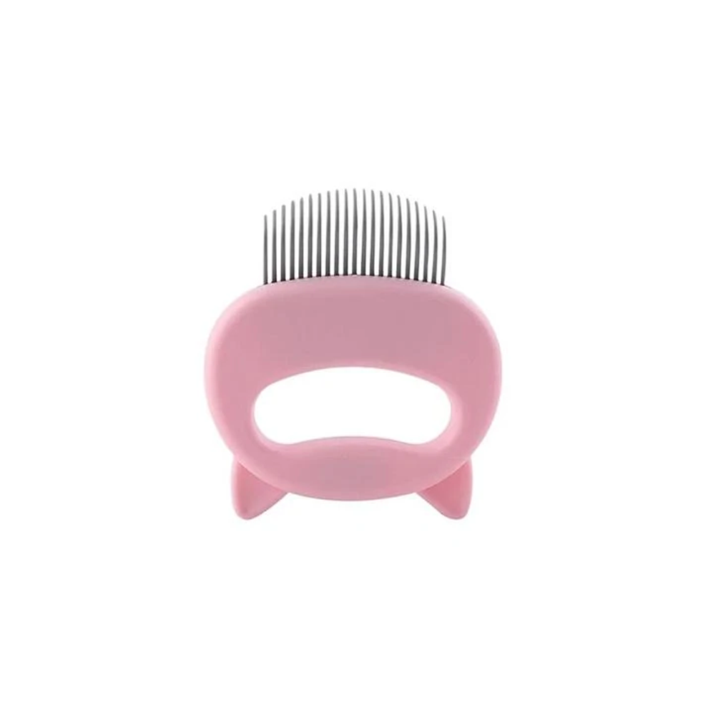 Pet Massaging Shell Comb For Relaxed Grooming Sessions