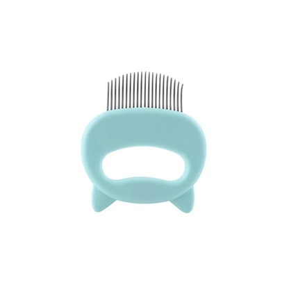 Pet Massaging Shell Comb For Relaxed Grooming Sessions