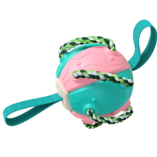 Bouncing Frisbee Ball Interactive Dog Toy