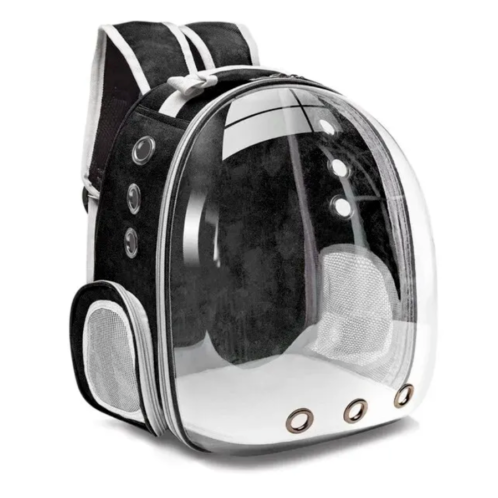 Clear Cat Backpack Carrier with Ventilated Space Capsule Design for Travel
