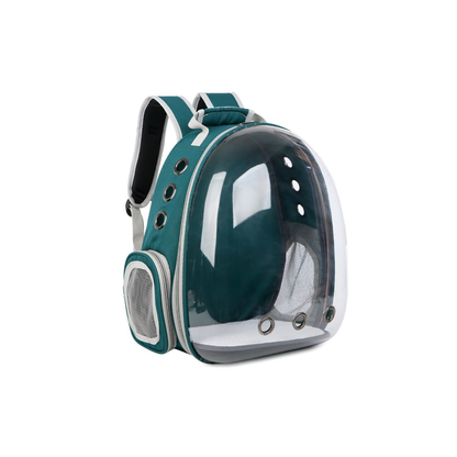Clear Cat Backpack Carrier with Ventilated Space Capsule Design for Travel