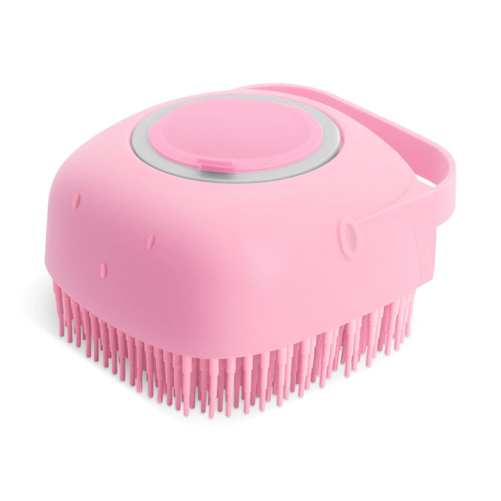 Dog Shampoo Dispenser Brush