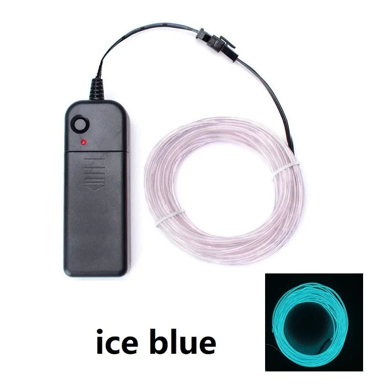 DIY Flexible Multi-Colored Neon Wire LED Lights
