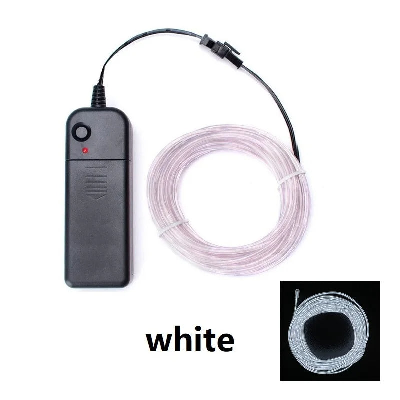 DIY Flexible Multi-Colored Neon Wire LED Lights