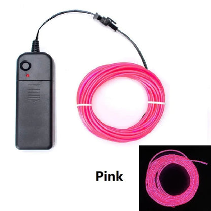 DIY Flexible Multi-Colored Neon Wire LED Lights