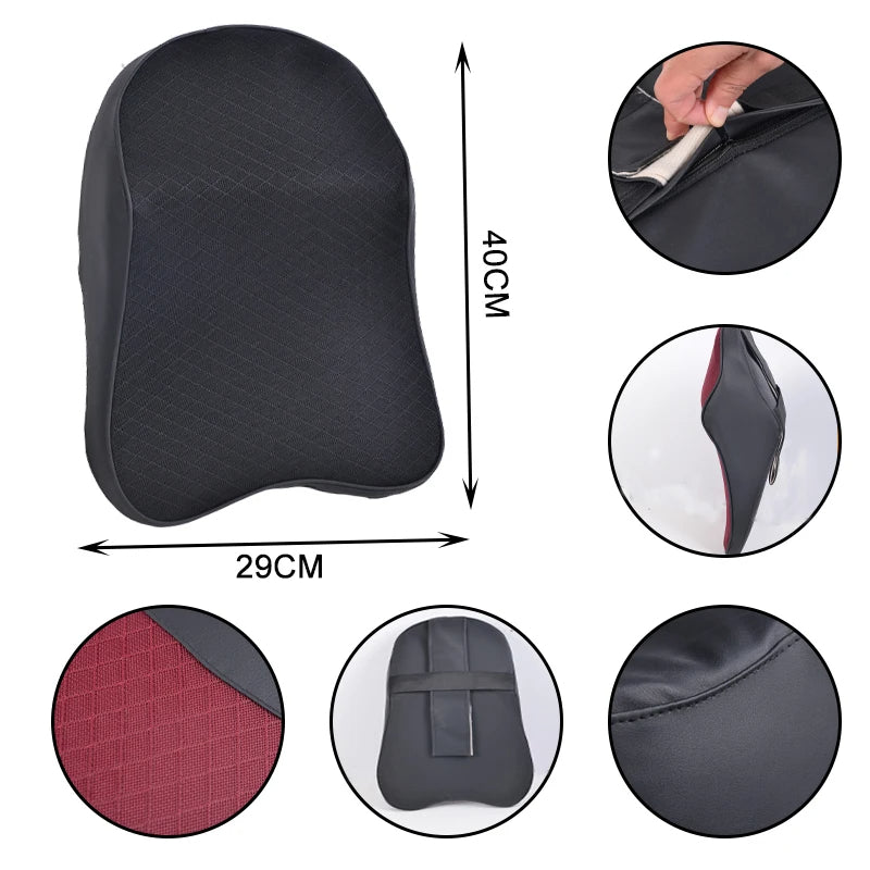 3D Memory Foam Car Neck & Back Pillow For Driving