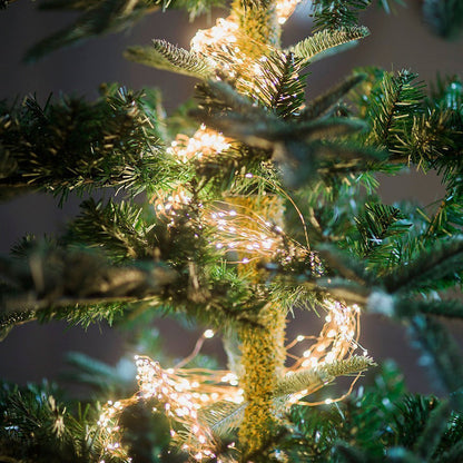 LED Cascade Waterfall String Lights, Outdoor Twinkle Lights for Trees & Gardens