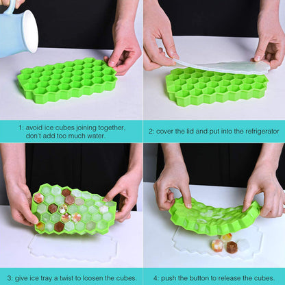 Silicone Freezer Tray With Lid