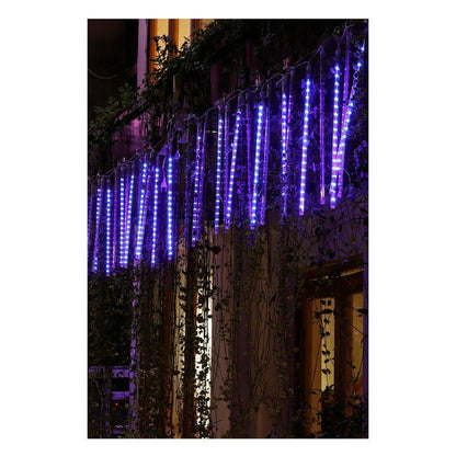 LED Dripping Icicle Lights for Outdoor Christmas Decor (8-Piece Set), Perfect for Christmas, Christmas Gift Ideas