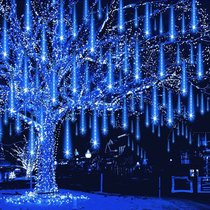 LED Dripping Icicle Lights for Outdoor Christmas Decor (8-Piece Set), Perfect for Christmas, Christmas Gift Ideas