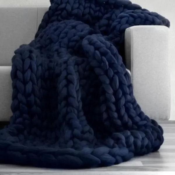 Handmade Chunky Knit Blanket