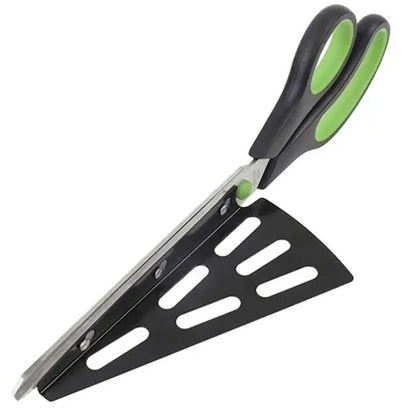 Pizza Cutting Scissors with Detachable Spatula