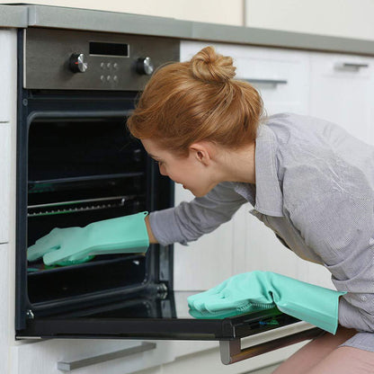 Magic Silicone Dishwashing Gloves - Reusable Cleaning Gloves