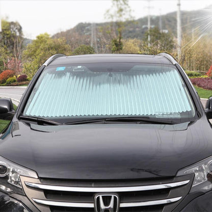 Retractable Windshield Sun Shade Cover - UV Protection for Cars