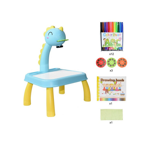Children LED Projection Learning Drawing Board – Interactive Educational Art Toy & Perfect Gift for Kids