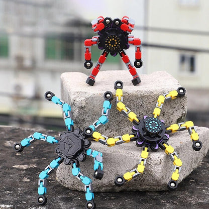 Transforming Mechanical Fingertip Spinner
