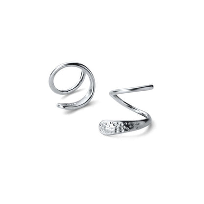 925 Sterling Silver Spiral Stud Earrings