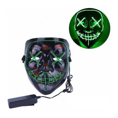 Spooky Light Up Anonymous Mask