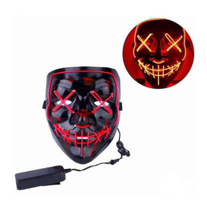 Spooky Light Up Anonymous Mask
