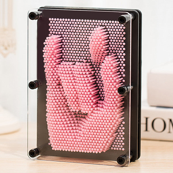 3D Pin Art Toy - Interactive Pin Face Art for Kids
