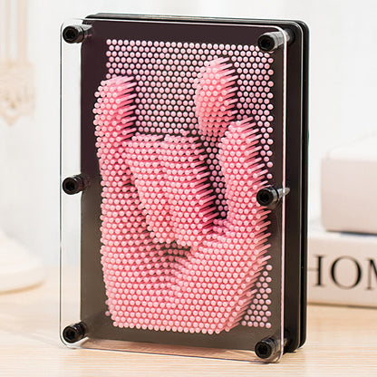 3D Pin Art Toy - Interactive Pin Face Art for Kids