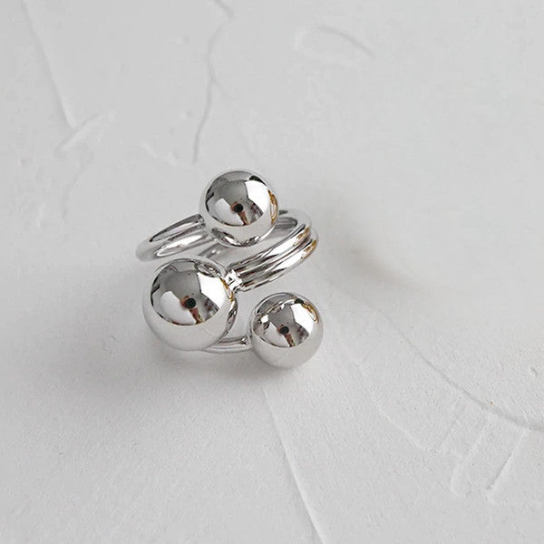 925 Sterling Silver Ball Ring