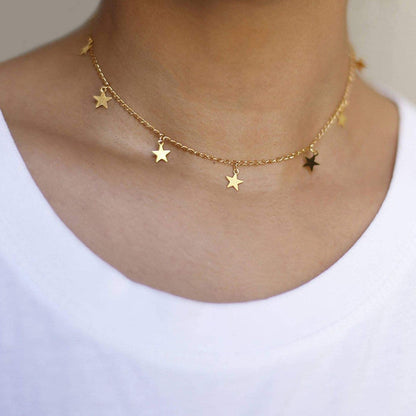 Dainty Star Necklace Choker