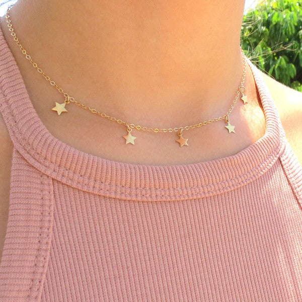 Dainty Star Necklace Choker