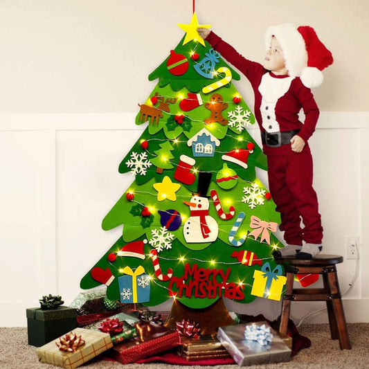 DIY Felt Christmas Glow Tree
